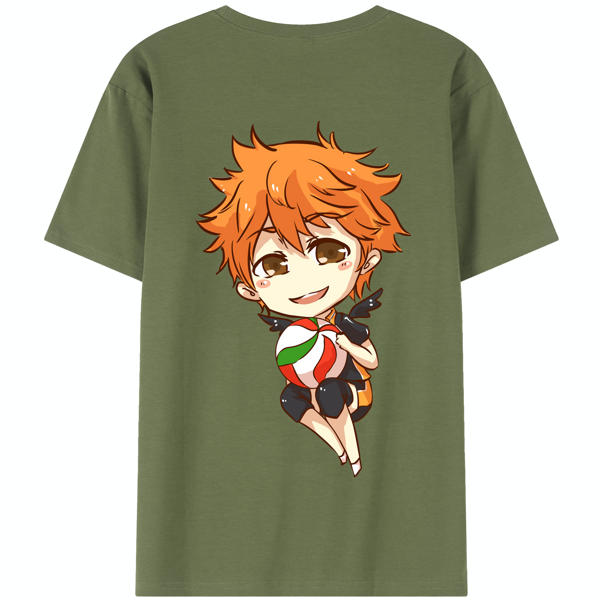 （画像用） ハイキュー!! Haikyu!! 綿100％半袖Tシャツ（背面プリント）